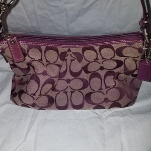 Coach purple mini